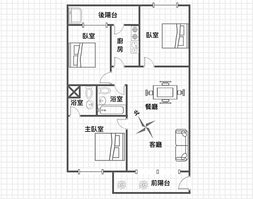 藝文☀️總圖【中正大地】簡約三房~可戶籍、租補~有格局圖參考 - Image 15