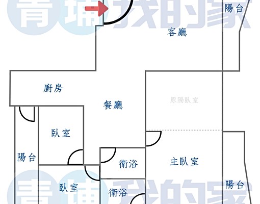 桃園戶政龍安商圈.青天花園高層景觀簡配大三房 - Image 15