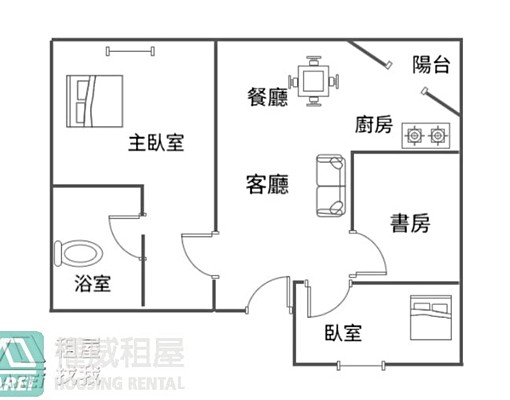 台積電福懋MORE北歐三房平移車租補 - Image 3