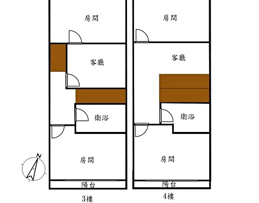烏日明道蛋黃區透天分租有三四樓整層出租 - Image 15