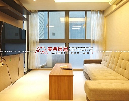 美樂*民權西路MRT*大同挑高可站採光佳一房*有陽台 - Image 1