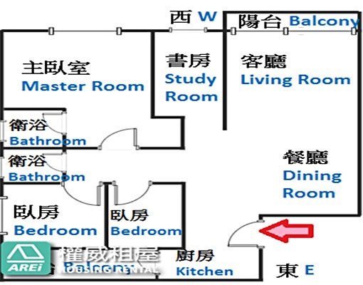 💐楠梓加工區MRT溫馨亮麗Parkone3+1房平車權威 - Image 3