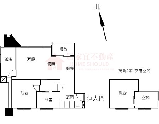獨家專租｜宏普有逸天｜宽敞明亮｜挑高4米2裝潢三房 - Image 16
