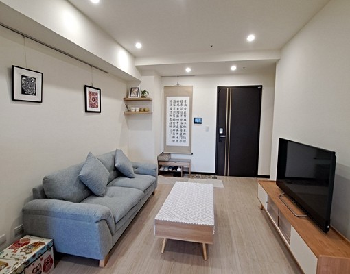 可租補!台南高鐵明日讚高樓層日式簡約質感裝潢二房平車含管 - Image 1