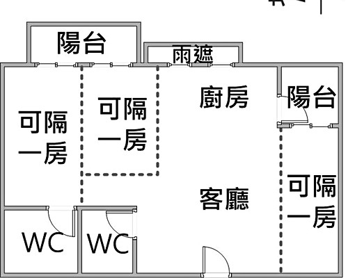 市政大道大空間可隔三房平車(開放空間) - Image 15