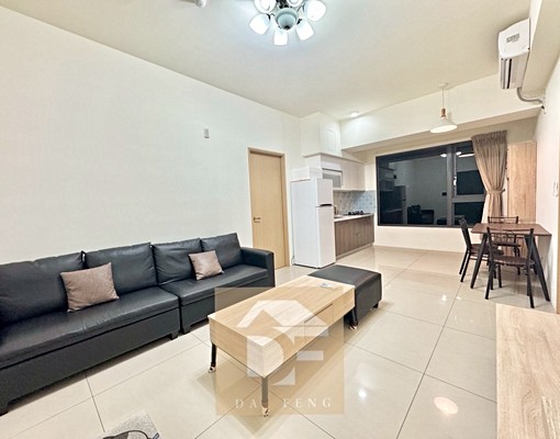 ⁉️近台積電‼️全新裝潢家俱電齊全‼️雙衛浴大兩房‼️附平車 - Image 1