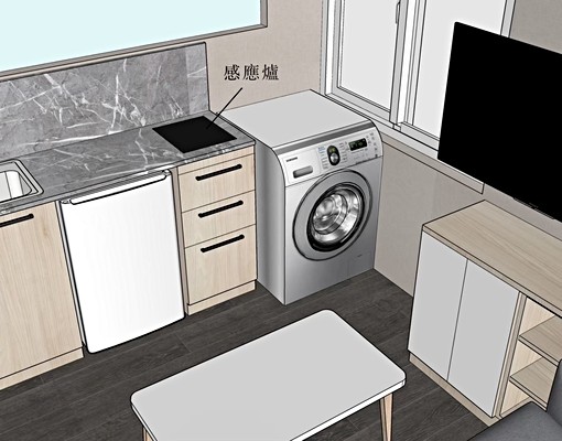 捷運電梯靜巷採光溫馨套房 - Image 11