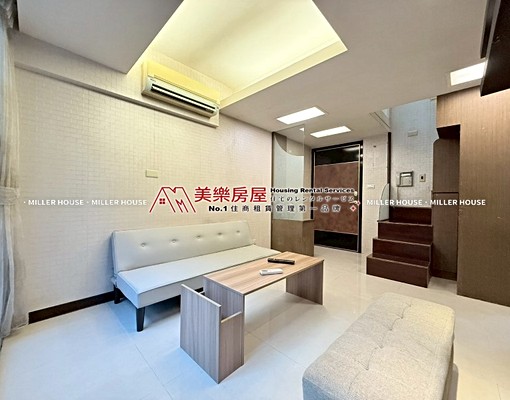 美樂*大橋頭/民權西路*挑高可站一房*全天管理*有陽台家具齊 - Image 2