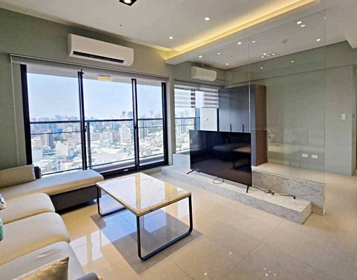 市中心高雄車站明日匯景觀3+1房平車可租補 - Image 1