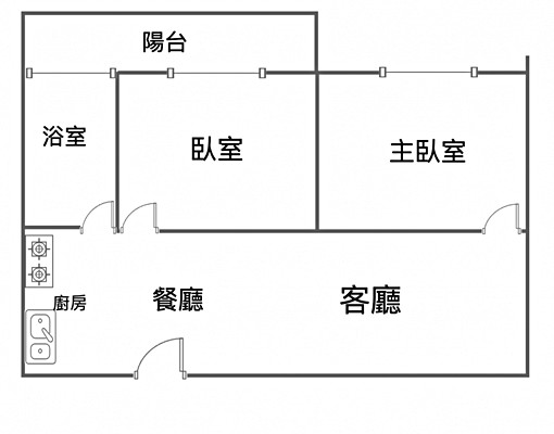 獨家！月理河景觀兩房車位附優質傢俱電可租補	 - Image 15