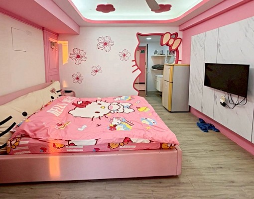 (租)愛上市中心高樓景觀採光粉紅套房(可租補) - Image 6