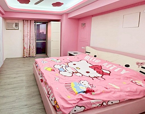 (租)愛上市中心高樓景觀採光粉紅套房(可租補) - Image 7