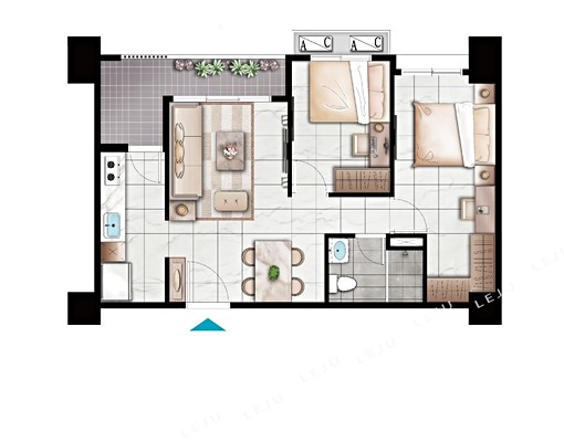 和發大境全新2房出租 - Image 2