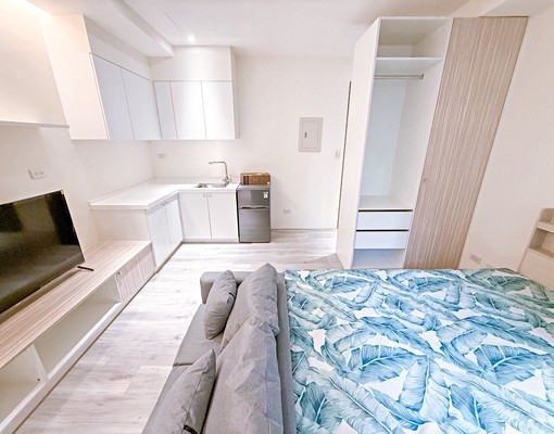 可租補😍整棟新蓋類一房一廳系統裝潢大空間🏠陽台獨洗☀美村 - Image 9