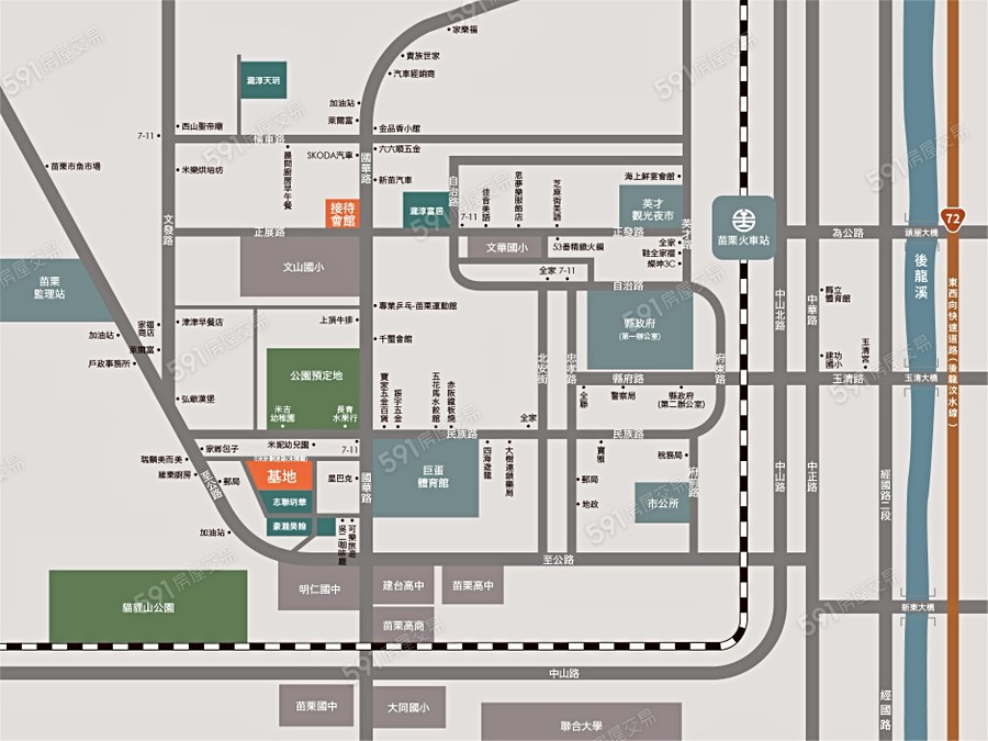 瀧淳玥華交通圖