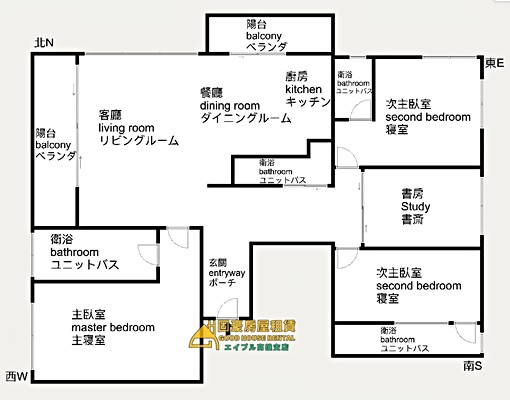 固豪👍美術之星豪邸三面採光四房雙平車 - 591租屋網 - Image 3