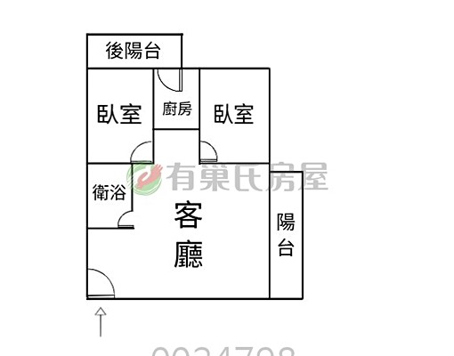 美麗境前後陽台優質大兩房含平車 - Image 8