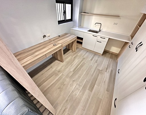 木質裝潢樓中樓🔥近東海中科榮總✨陽台獨洗曬✨流理台系統櫃✨ - Image 7