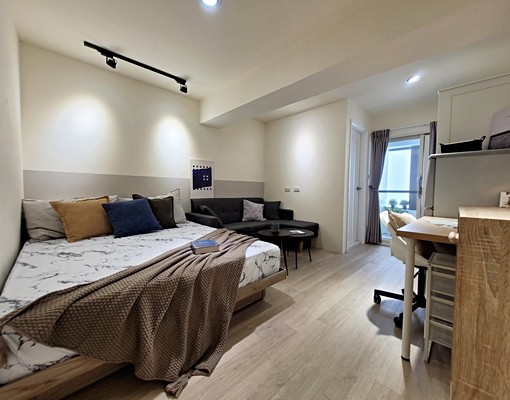 一中商圈旁✨高質感套房|可租補|家電齊全、立即入住|獨洗獨曬 - Image 14