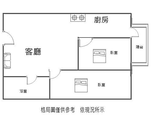 右昌商圈｜華尚ART可租補全新未住兩房車位不含管 - Image 13