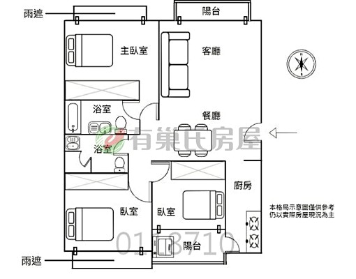 靜江悅三房含絕無僅有的車位近家樂福新市國小 - Image 11