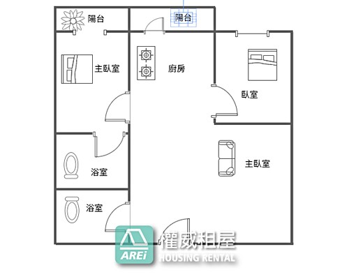 🌳高大交響曲河畔首排全新2+1房平車可租補權威 - Image 3