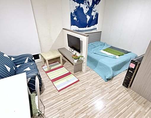 近捷運秀朗橋站【超值溫馨套房】@陽台@飲水機@50吋大電視 - Image 1