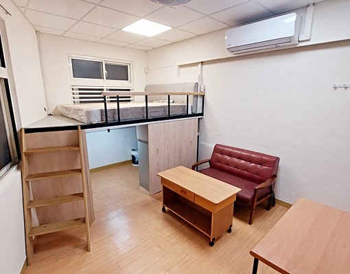 【大坪林捷運旁・邊間・高架收納床・安靜巷內套房】 - Image 2