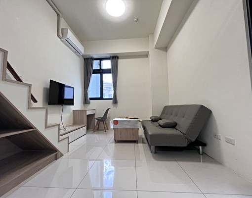 💕樂業路商圈🔥全新電梯1房1廳樓中樓🔥機車位可租補💕 - Image 1