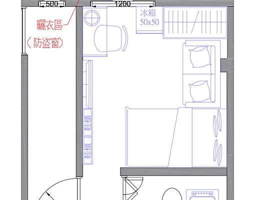 丹鳳站/獨立洗衣/變頻冷氣/限女 - Image 2
