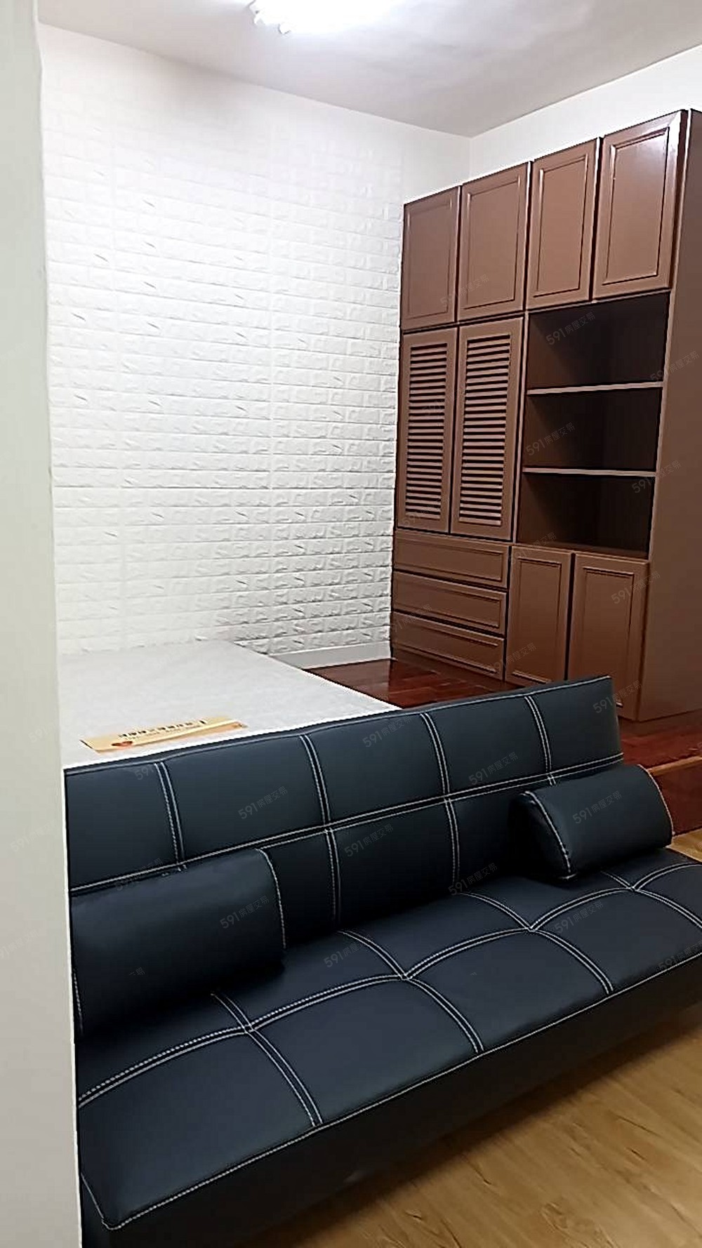 超大空間與雙人床,居住舒適