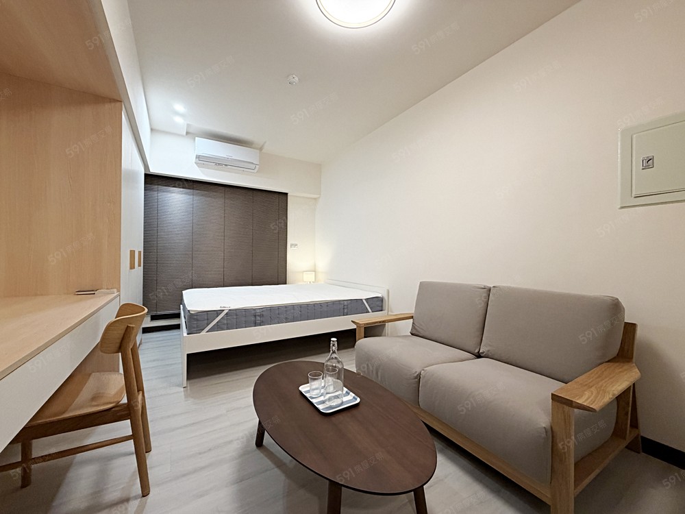 租屋藏寶圖🏡可租補、降價中、山鼻站、無印風、全新陽台套房 - Image 1