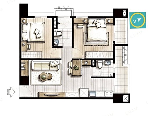 輕屋齡烏日小資兩房配平面車位～附家俱熊熊揪你看好房 - Image 11