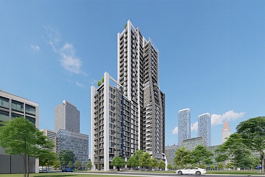 「豐基皇居」3D立面示意圖。