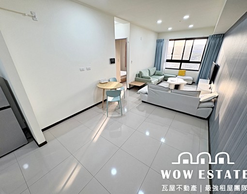 近嶺東商圈✅高樓視野/正2房/全配傢俱電/台水電✅可雙租補 - Image 2