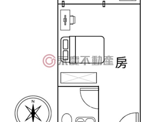 四維國小捷運|總統閣廈|一房一廳含陽台 - Image 13