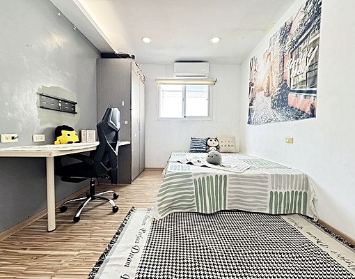 興大/學府☘精品IKEA時尚☘採光大空間☘木地板獨曬☘便宜租 - Image 8