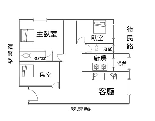 ❤️德賢商圈❤️正3房車位❤️Happy悅讀 - Image 15