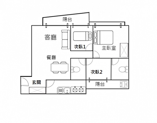 🌟橋科┃巴黎水岸花園┃現代簡約精裝三房┃可租補 - Image 15