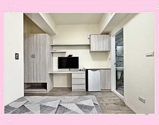 ✅可租補👑陽台獨洗曬💗一層兩戶💗木質感裝潢電梯套房 - Image 2