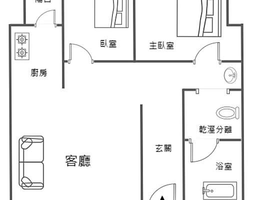 可租補｜輕屋齡【樂嵩豐】溫馨兩房平車 - Image 9