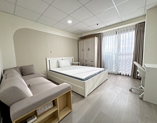 柳川教育大學無限視野可租補電梯陽台唯美奶茶色套房 - Image 8