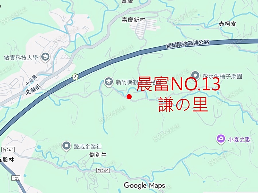 晨富NO.13謙の里交通圖