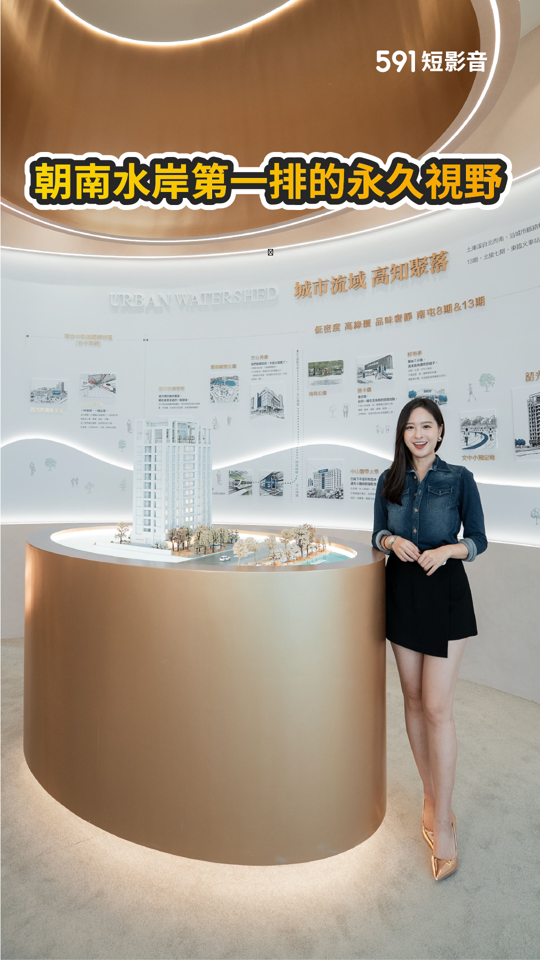 朝南水岸第一排的永久視野｜台中市南屯區｜睦昇韶光漫