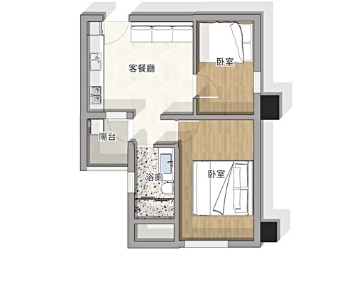 (可租補可寵)左營高鐵/全新邊間兩房/高樓層 - Thumbnail 8