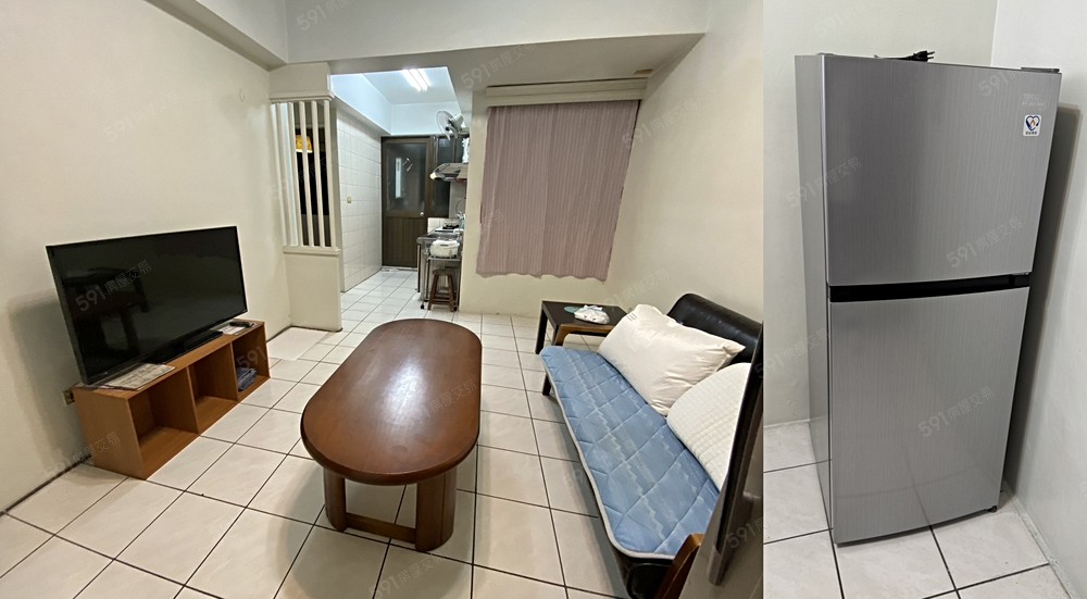 客廳(42吋液晶智慧電視+省電1級東元雙門冰箱)