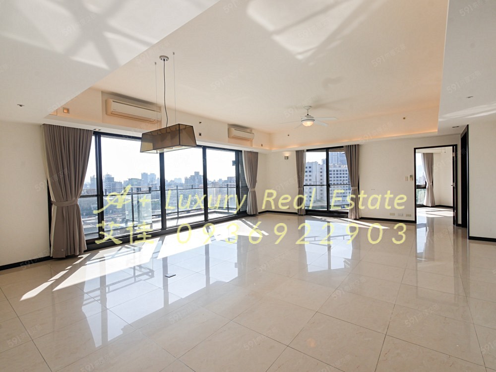 天母大溪隄館高樓河景有泳池傭房磺溪使館區近TAS美國學校含管 - Thumbnail 1