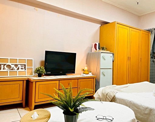 🦋高樓層採光舒適套房🍀走路到北平商圈📍家具家電全配 - Image 7