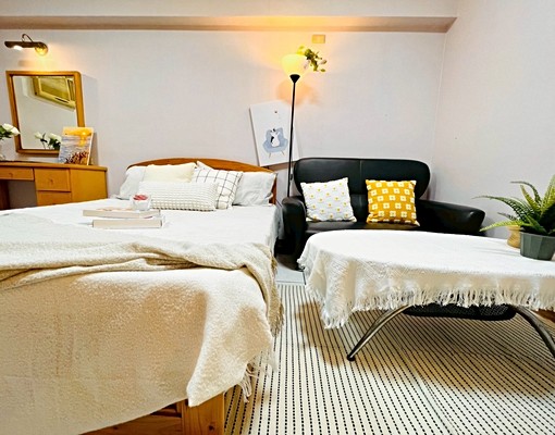 🦋高樓層採光舒適套房🍀走路到北平商圈📍家具家電全配 - Image 2