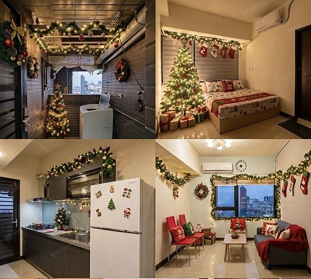 聖誕佈置示意圖